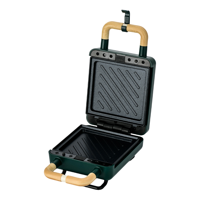BJX-S001 Afneembare sandwichmachine met houten handvat