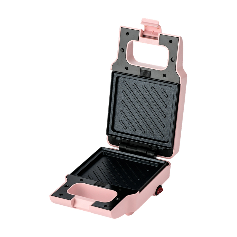 BJX-S002 Sandwichmaker met enkele chip, schakelaar en verwijderbare platen