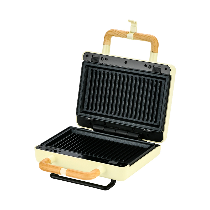 BJX-S003 800W vervangbare sandwichgrill voor 2 sneetjes