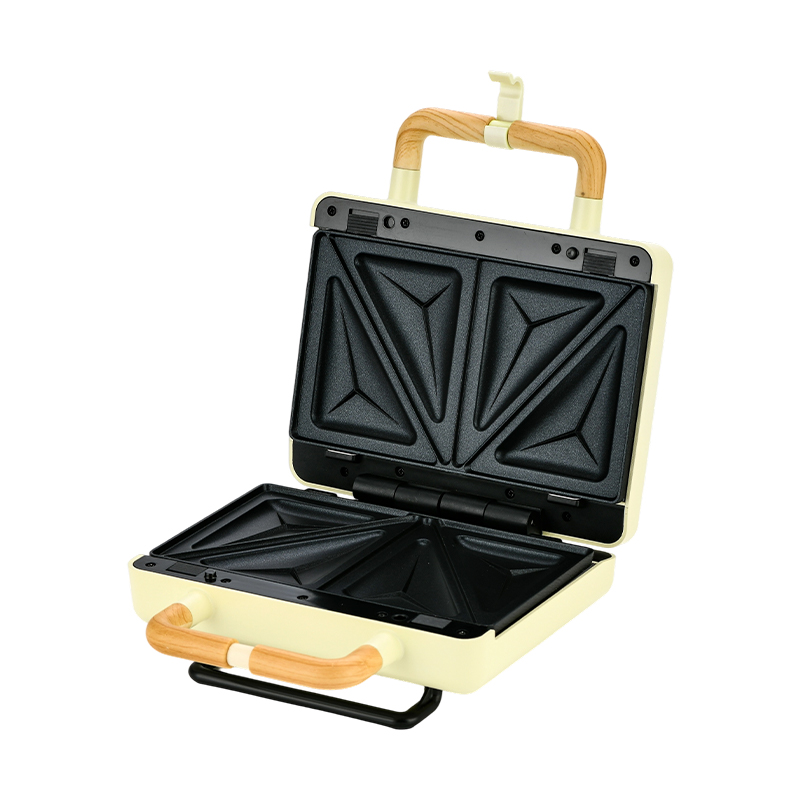 BJX-S003 800W vervangbare sandwichgrill voor 2 sneetjes