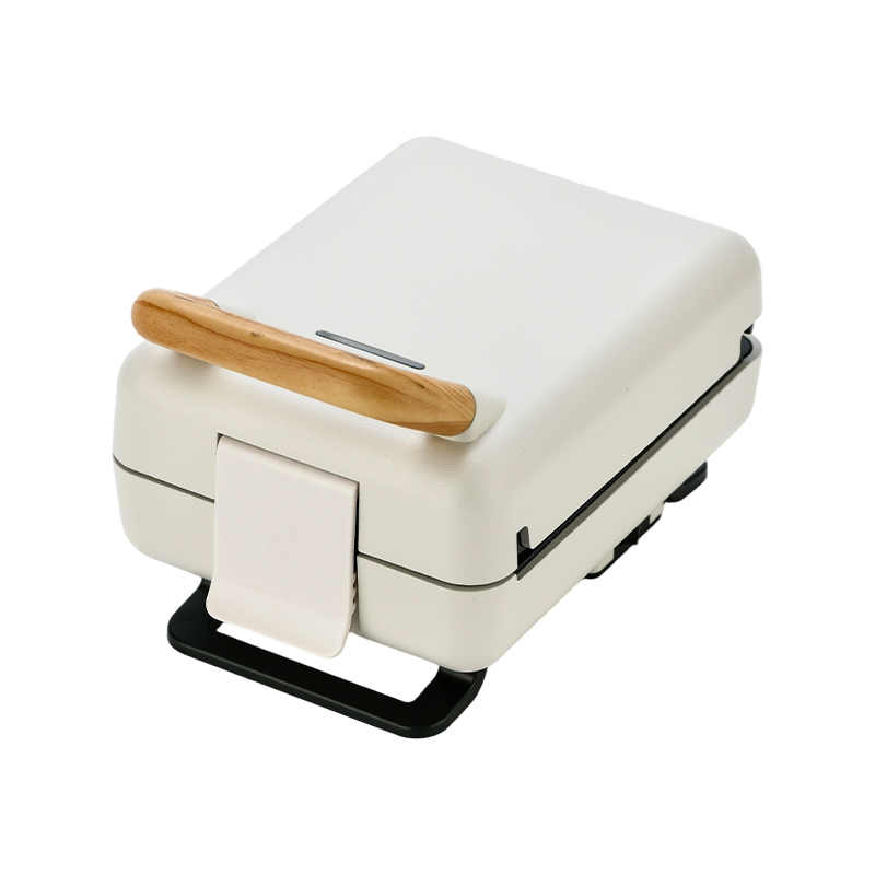 BJX-S015 Sandwichmaker met houtnerfhandvat en vaste plaat