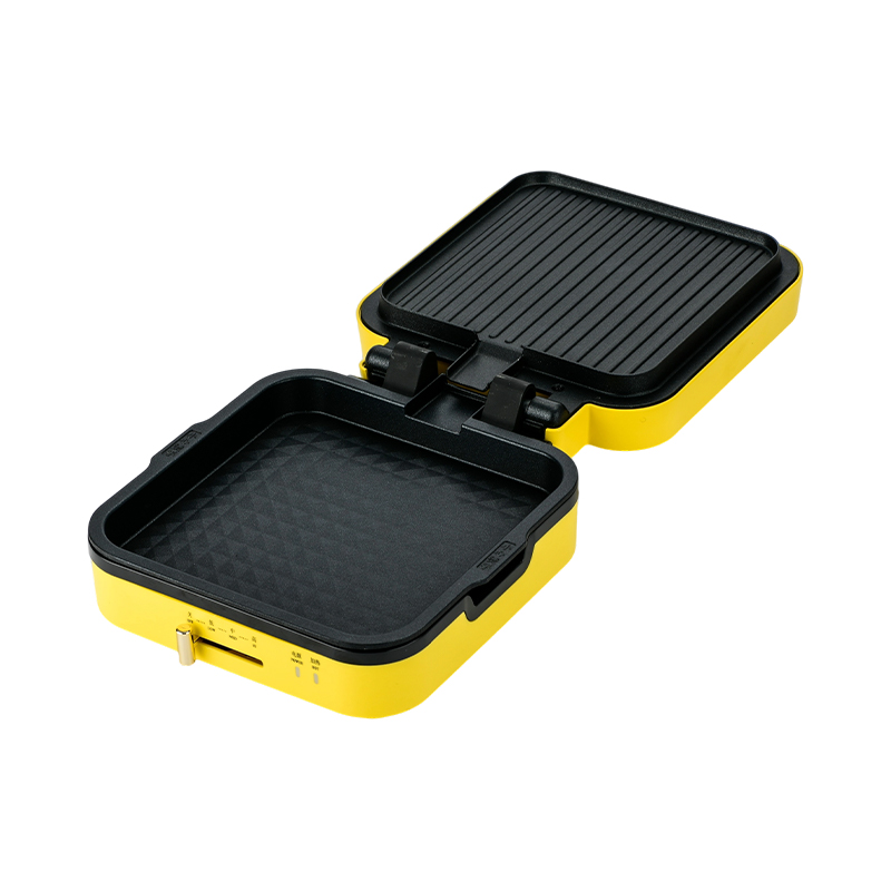 BJX-S018 24x24cm grillmaker met temperatuurregeling en verwijderbare platen