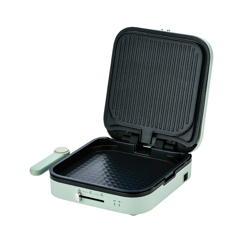 BJX-S022 28x28cm 180° temperatuurregeling voor openen en sluiten Verwijderbare plaat Grote grill