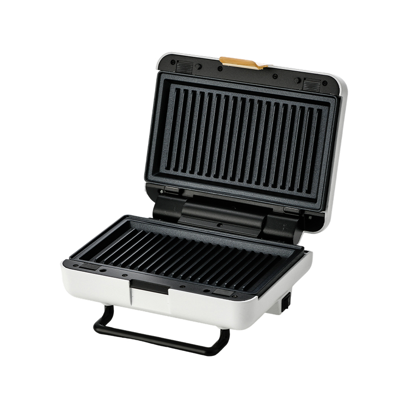 BJX-S025 2-slice 180° open verwisselbare plaat sandwich- en grillmaker