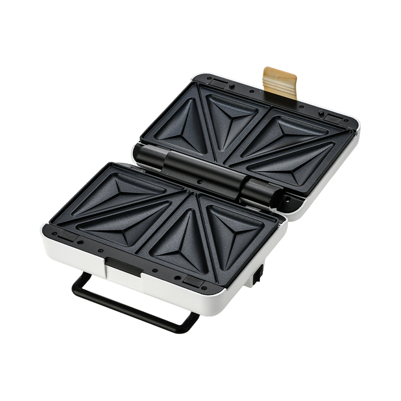 BJX-S025 2-slice 180° open verwisselbare plaat sandwich- en grillmaker