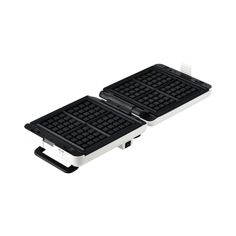 BJX-S026 4-slice 180° open grill- en tosti-ijzer met 3-niveaubediening en olielekbak